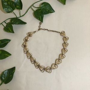 Vintage Leaf Chocker Necklace